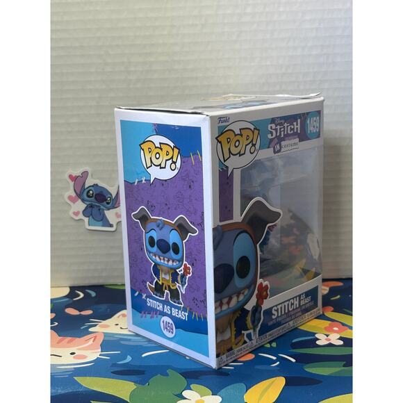 Funko Pop! Disney: Stitch in Costume - Beauty and The Beast, Stitch as Beast - Picture 11 of 13